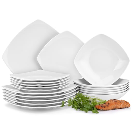 Konsimo CARLINA Zestaw obiadowy, 6 os. (18el)