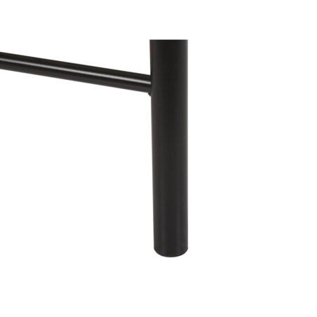 Łóżko metalowe 180 x 200 cm czarne ANTLIA