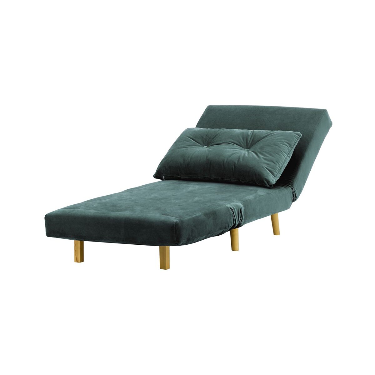 Fotel rozkładany Flic 77 cm-Velluto 12-like oak