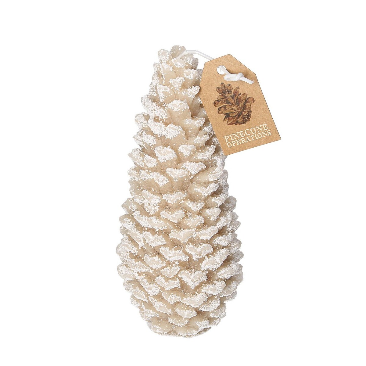 Świeca Pine Frost I 7x18 cm, 7x7x18 cm