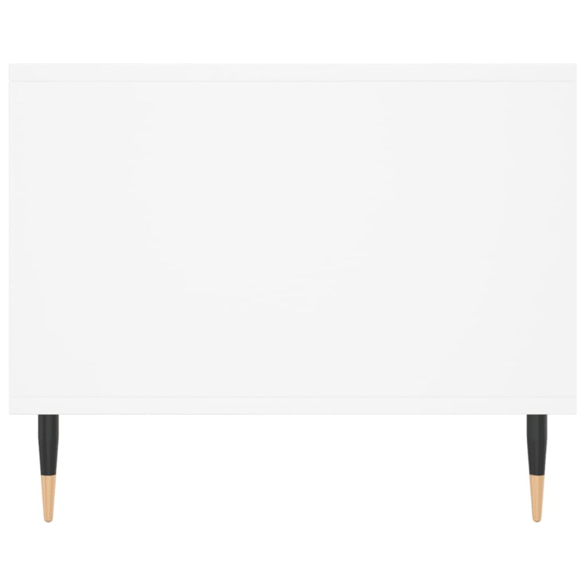 vidaXL Stolik kawowy, biały, 90x50x40 cm, materiał drewnopochodny