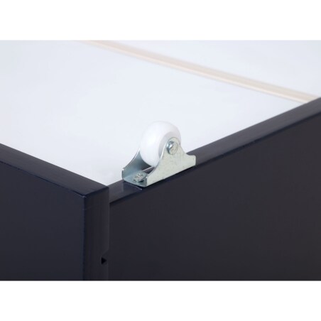 Zestaw 2 szuflad pod łóżko niebieski RUMILLY