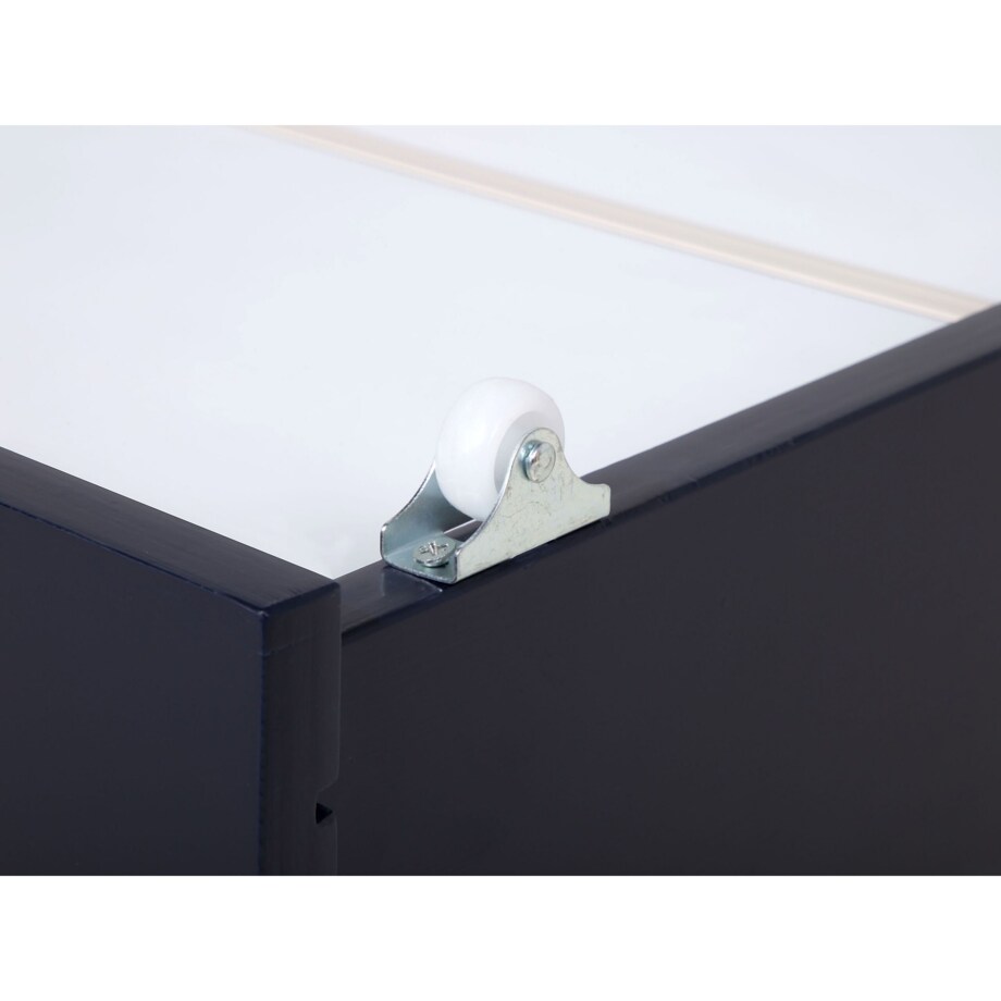 Zestaw 2 szuflad pod łóżko niebieski RUMILLY