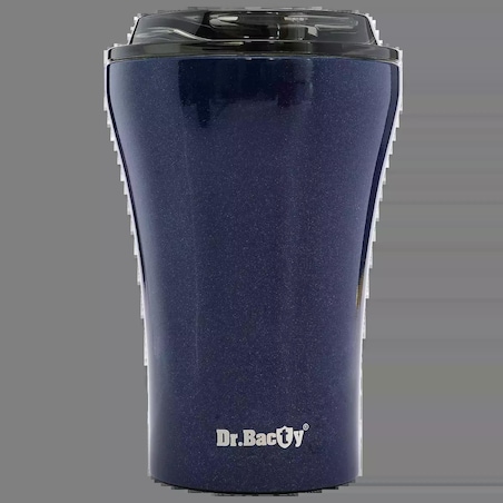 Kubek termiczny do kawy z powłoką ceramiczną Dr.Bacty Apollo - 227 ml - niebieski