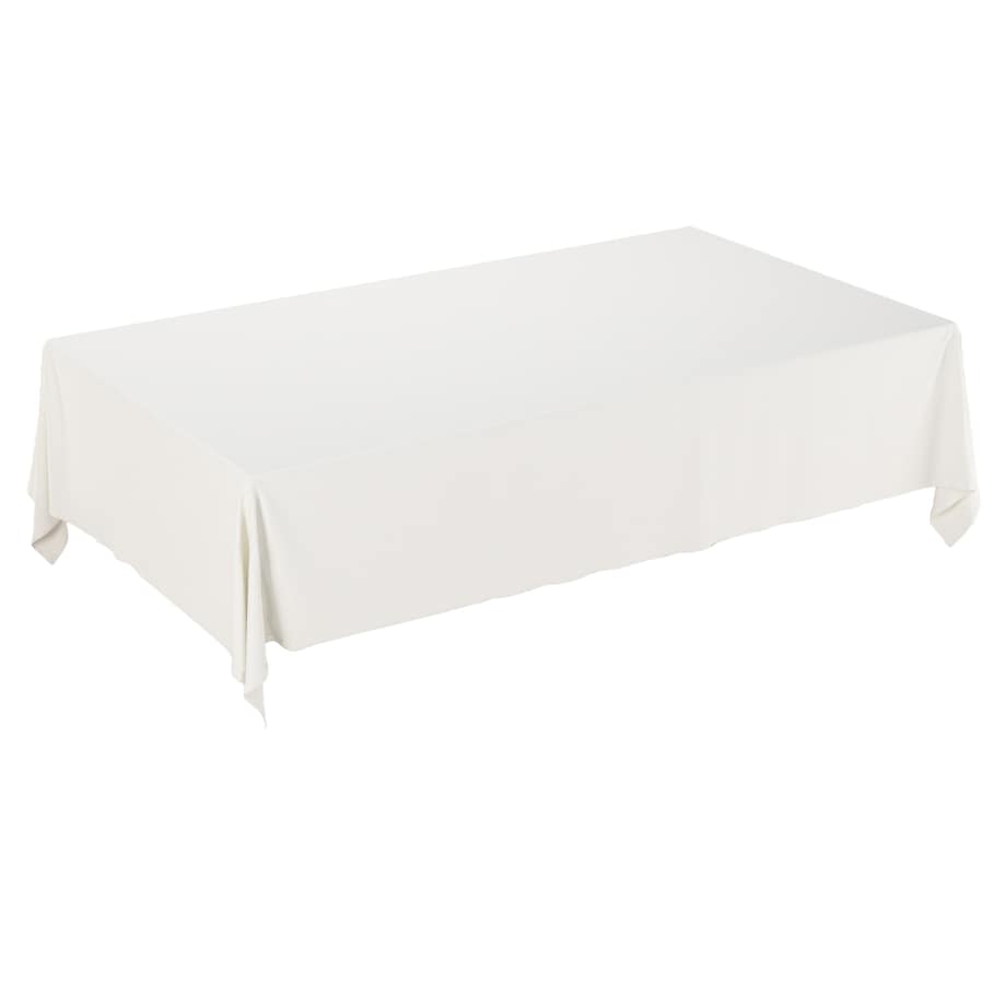 Obrus prostokątny 130 x 210 cm biały