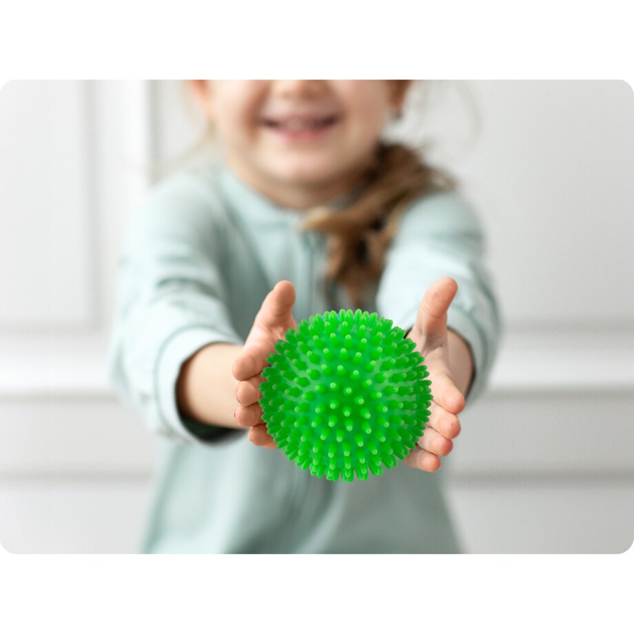 Piłka z kolcami do masażu fitness roller twarda Neo-Sport