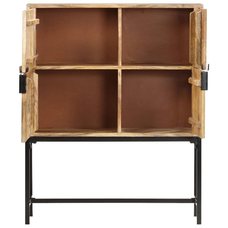 vidaXL Szafka, 80x30x100 cm, lite drewno mango