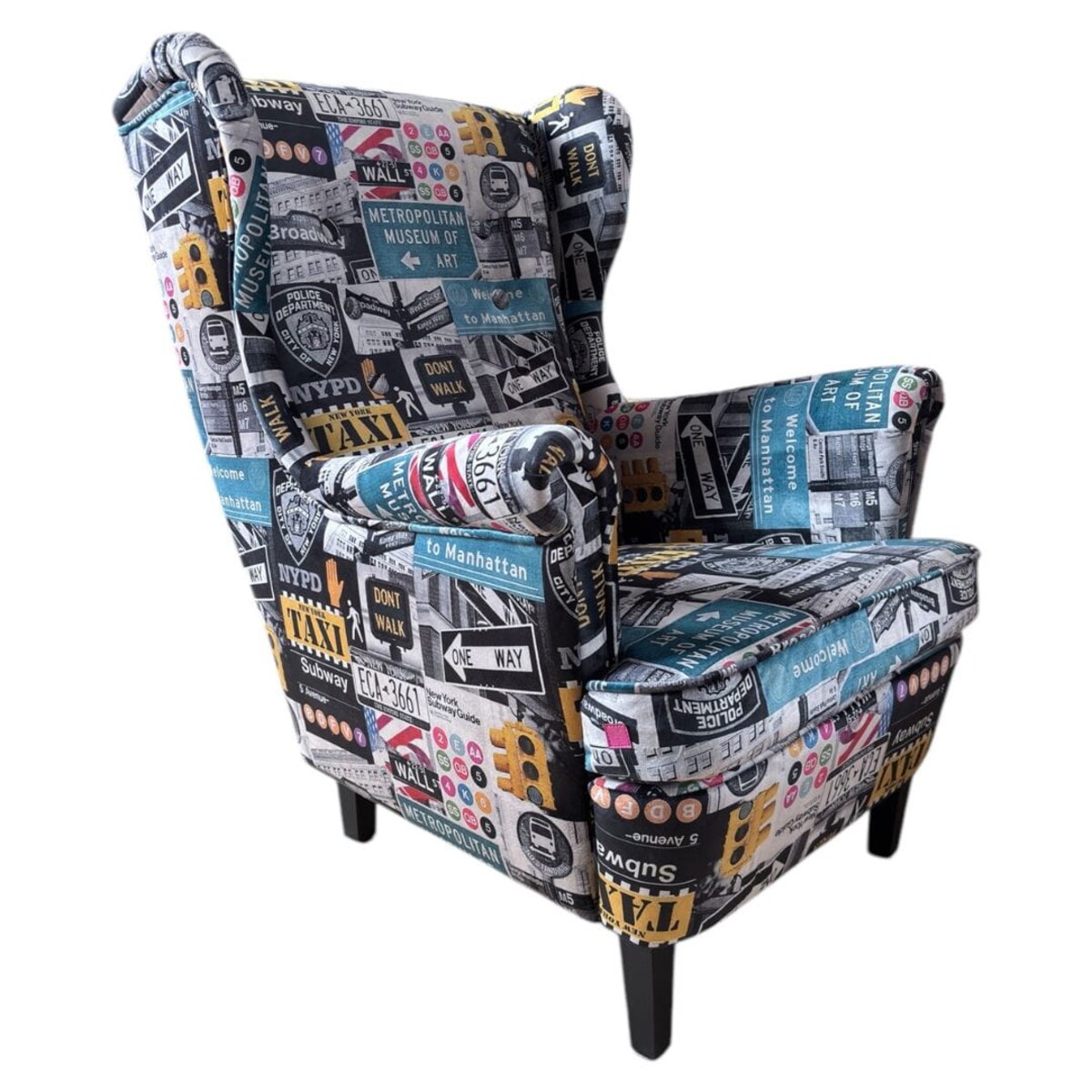 Fotel uszak Nowy Jork