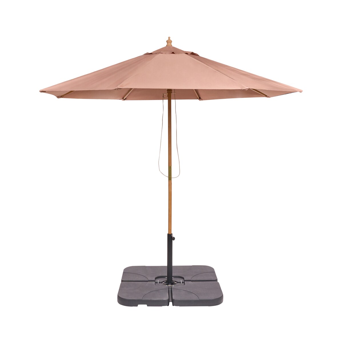 Parasol ogrodowy 270 cm TOSCANA Brązowy