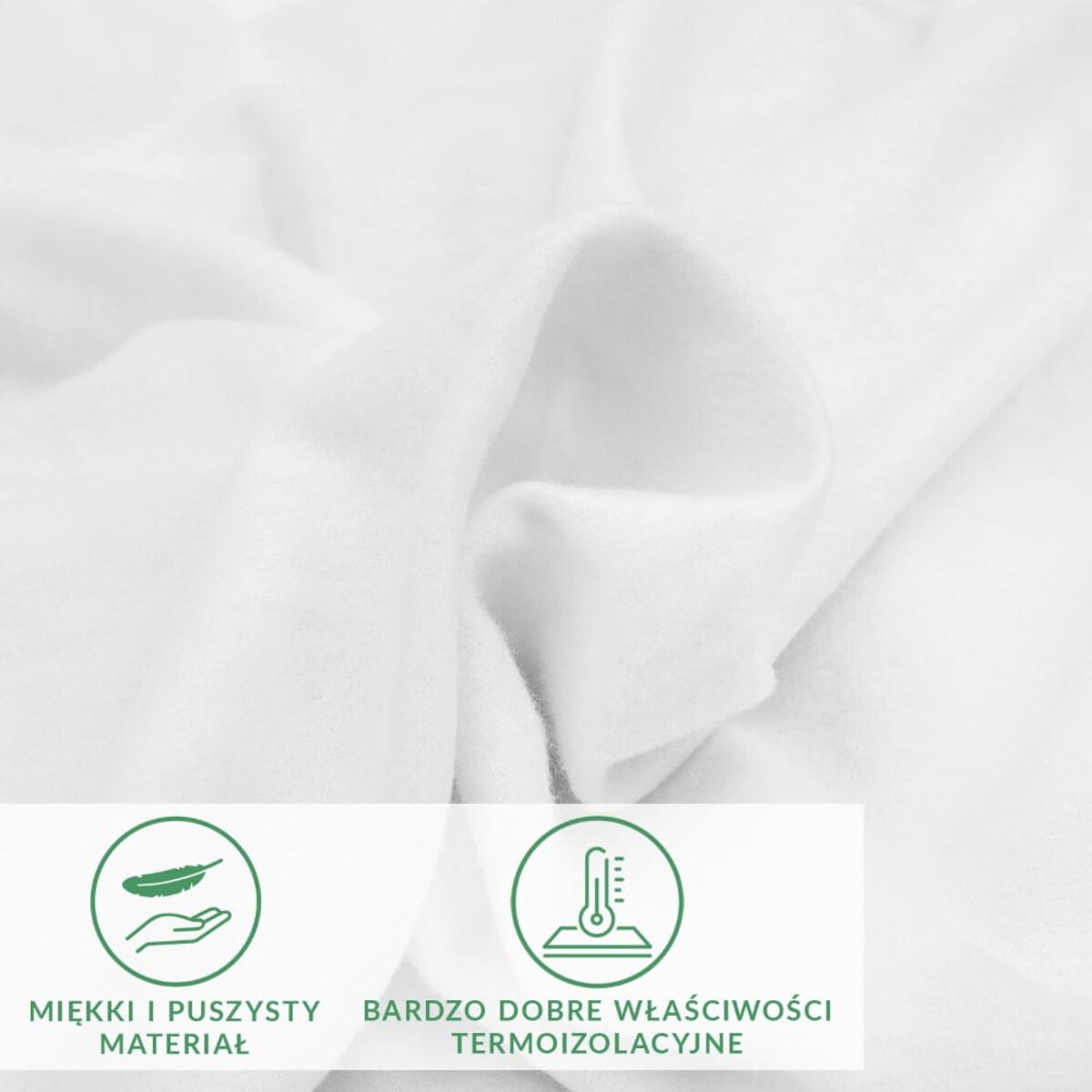 Prześcieradło flanela z gumką 200x220 kolor biały