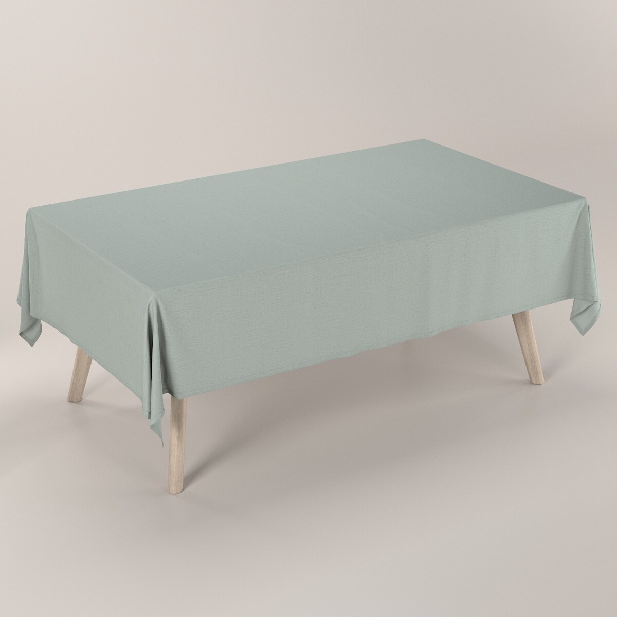 Obrus prostokątny 130 x 130 cm jasny szary