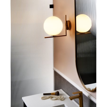 Lampa ścienna LIZONNE Złoty Metal