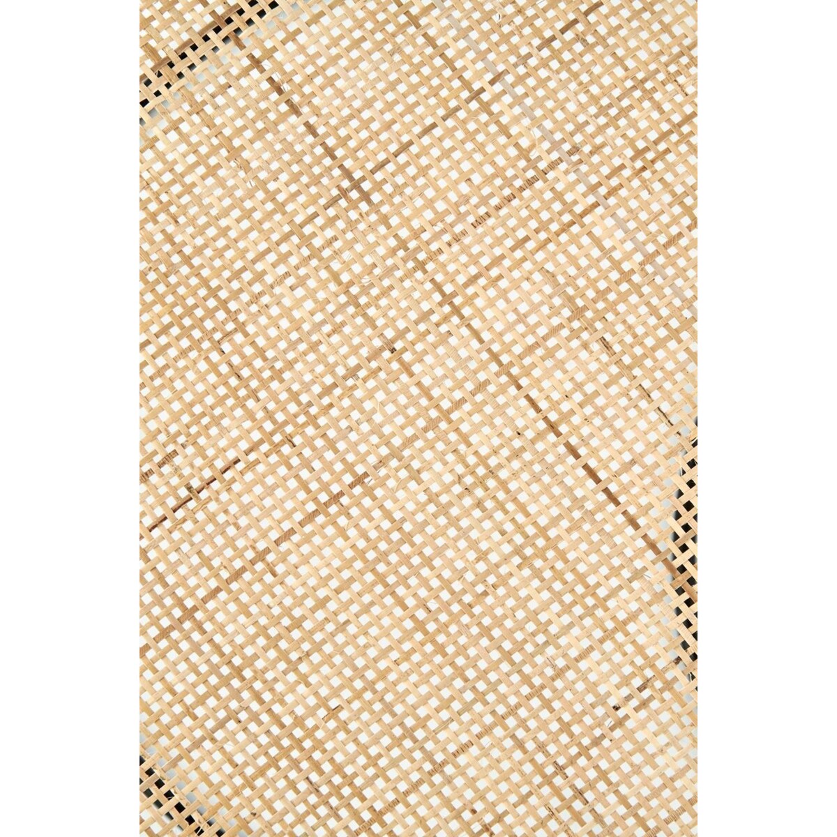 ZESTAW 2 STOLIKÓW Nabul okrągłe NATURALNY RATTAN czarna stal