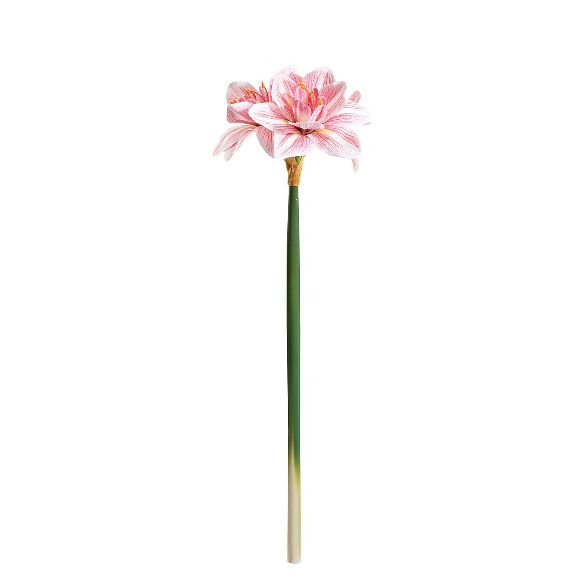 Kwiat sztuczny Amarylis 62 cm pink, 15x62 cm