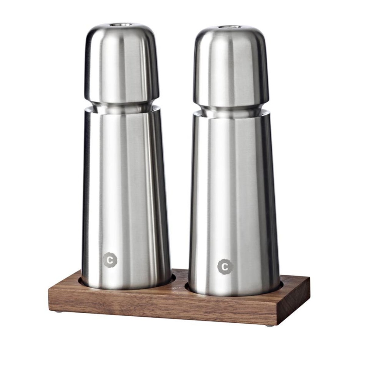 Podstawka drewniana pod 2 młynki (orzech) Crush Grind