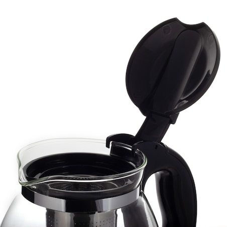 Dzbanek zaparzacz czajniczek szklany do herbaty ziół kawy duży 1.5L KAMILLE