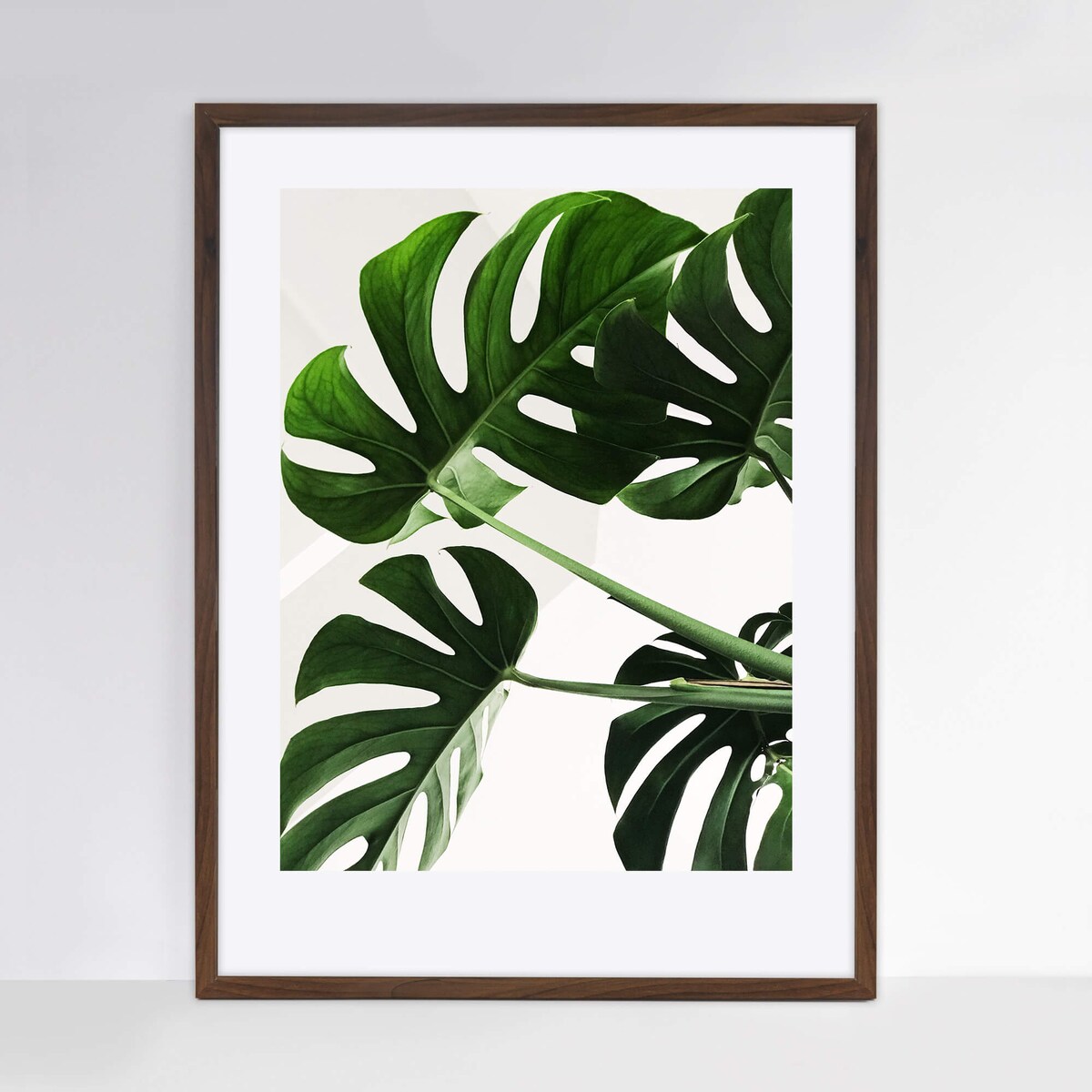 Ramka na zdjęcia 60x80 cm brązowa rama MDF z plexi do powieszenia pion poziom klasyczna ramka