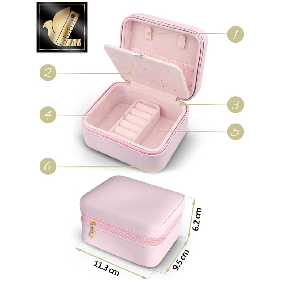 Szkatułka na biżuterię skrzynka pudełko kuferek Massido