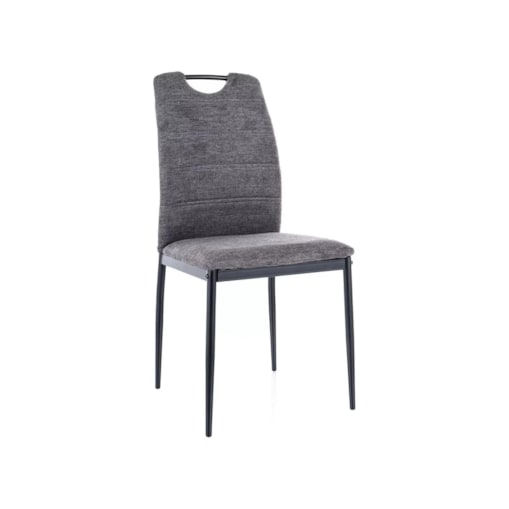 Krzesło tapicerowane RIP BREGO ciemnoszare