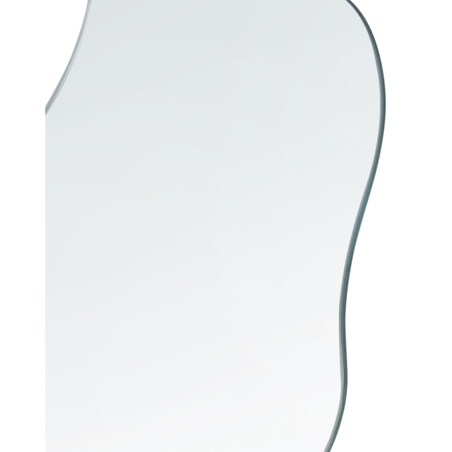 Lustro dekoracyjne 22 x 19 cm jasne drewno LOZERE