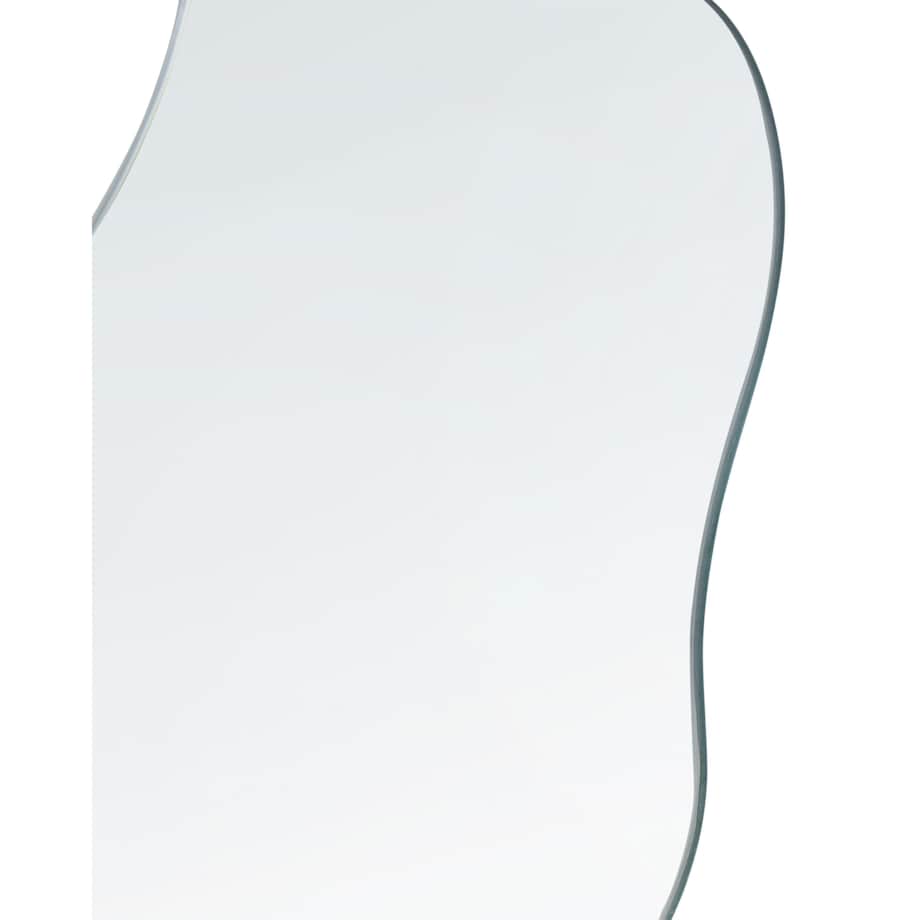 Lustro dekoracyjne 22 x 19 cm jasne drewno LOZERE