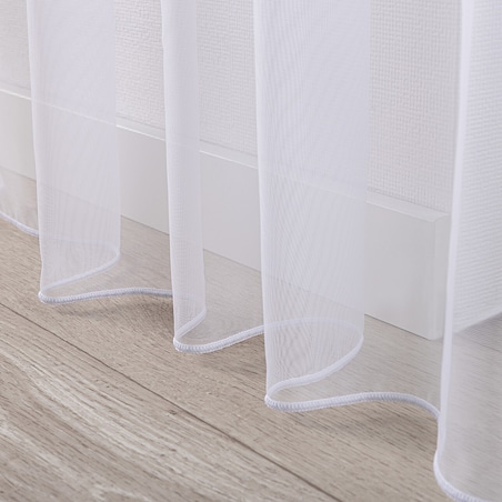 Firana na taśmie 300x245 biały