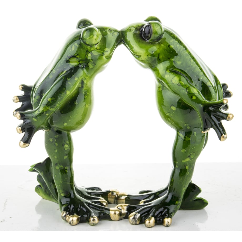 Dekoracja - żabki 10,5x12,5x6 cm KISS ME