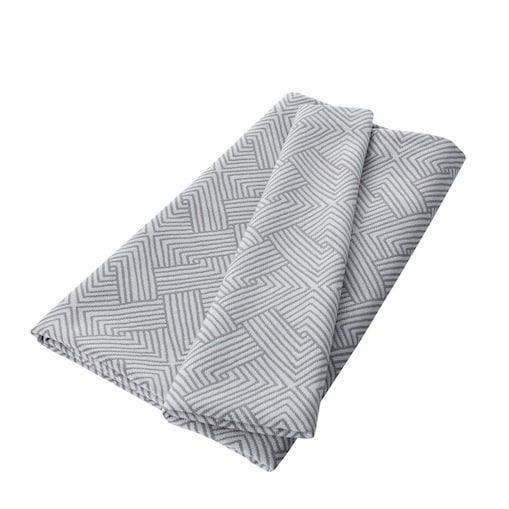 Pled narzuta 220x260cm 220x260 szare wzory geometryczne