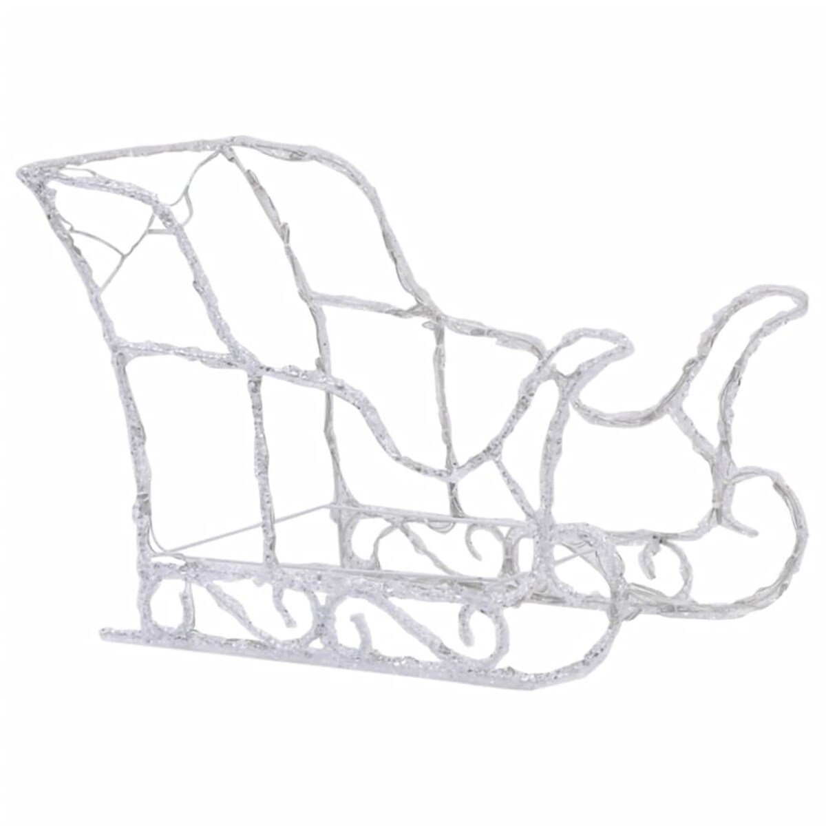 vidaXL Dekoracja świąteczna – renifery z saniami, 320 LED, akrylowa