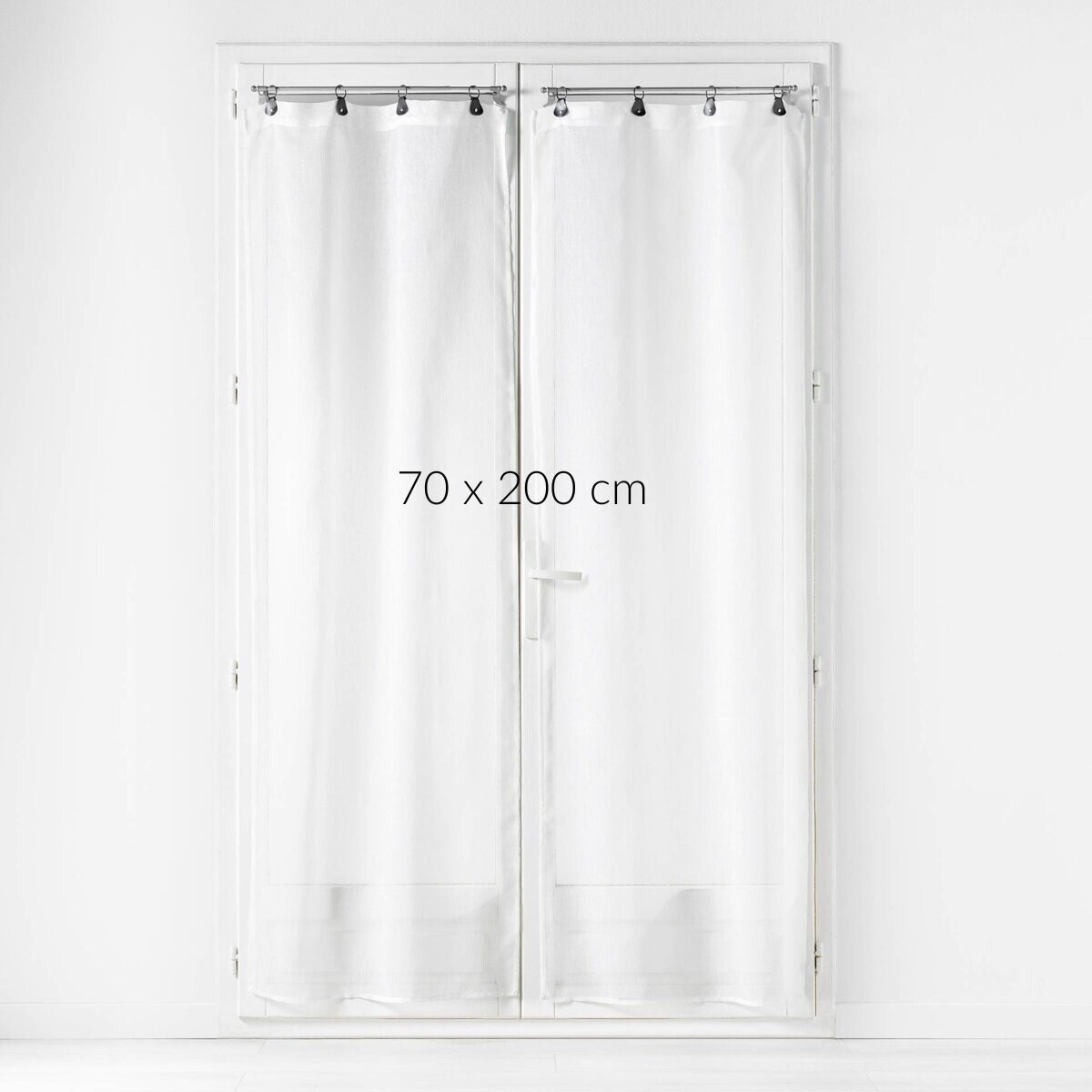 Firany z gładkiego woalu, LINKA, 70 x 200 cm