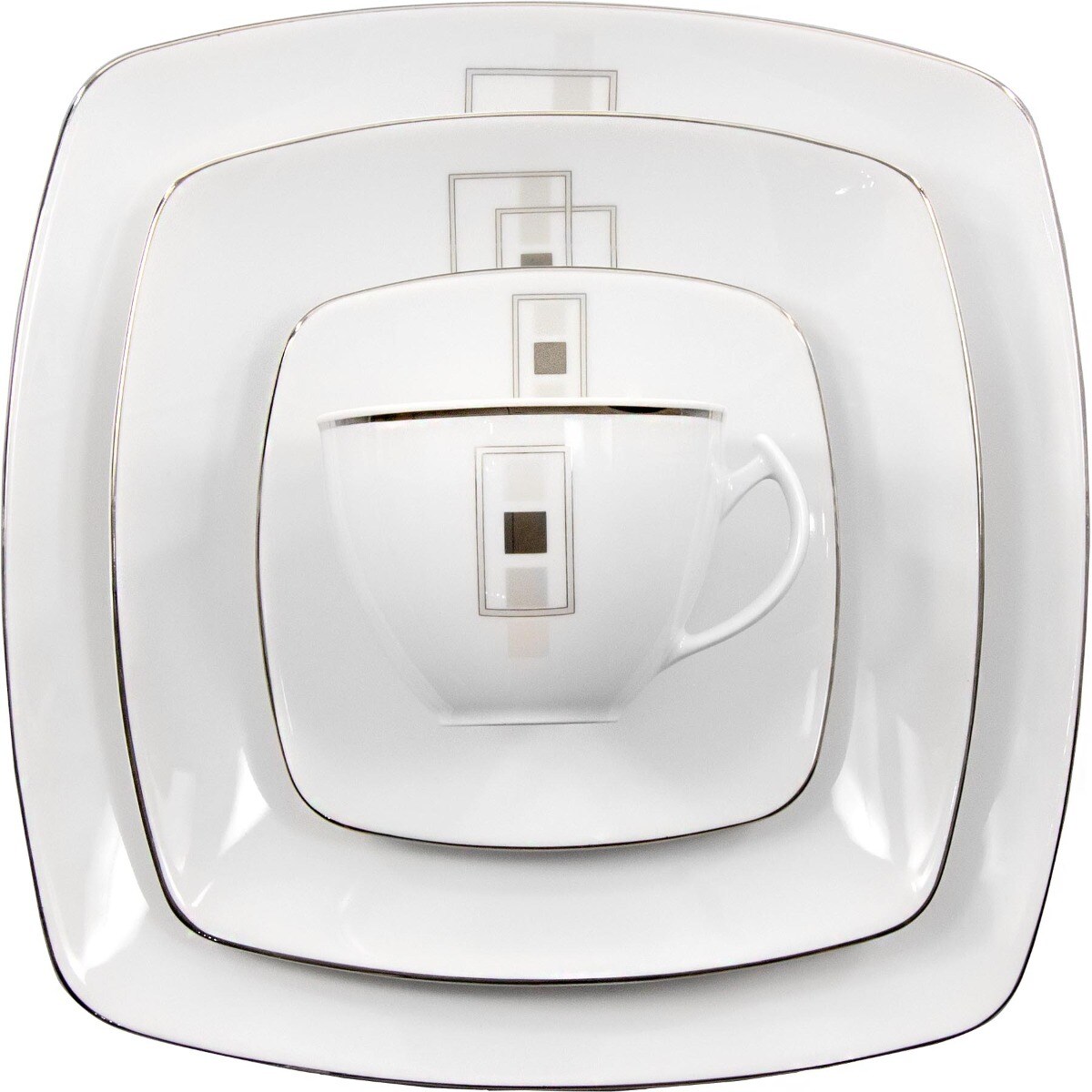 Garnitur do kawy dla 12 osób 39 el. Akcent Arna E635