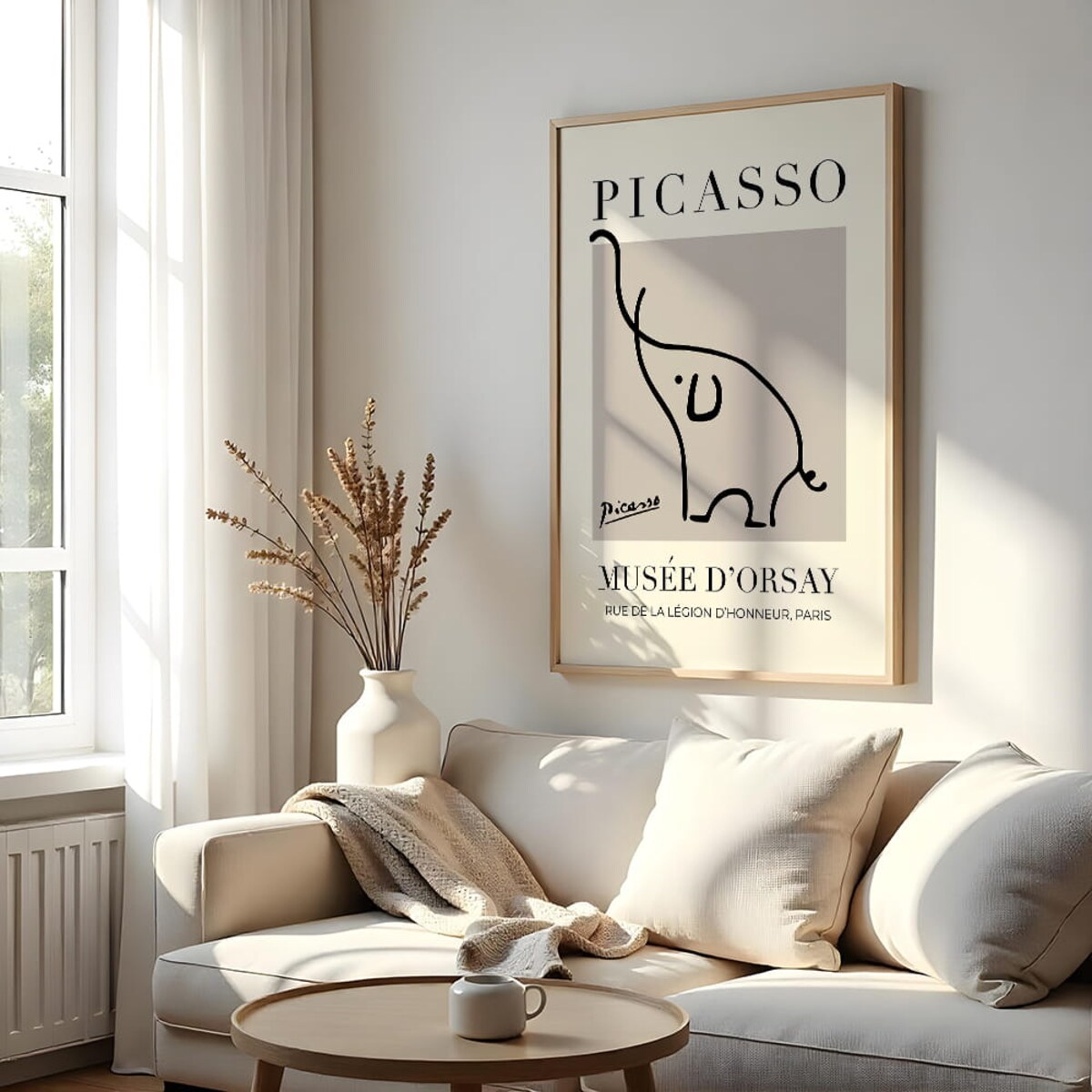plakat picasso elephant 50x70