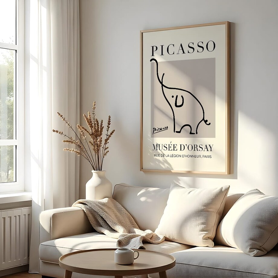 plakat picasso elephant 50x70