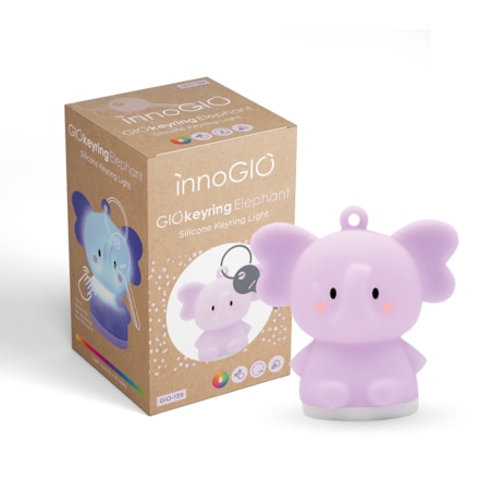 InnoGIO GIOkeyrings Elephant GIO-153 Świecący Breloczek Słoni 8 kolorów