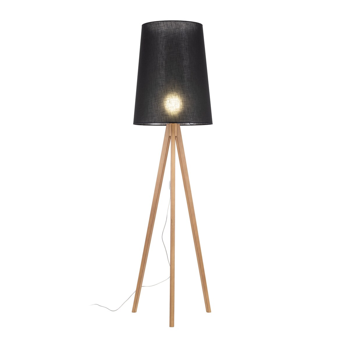 Nowoczesna lampa podłogowa WALZ BLACK 5599 TK Lighting E27 grafitowa 175 cm do salonu i sypialni
