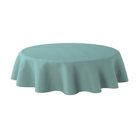 Obrus okrągły 100 x 100 cm szary niebieski