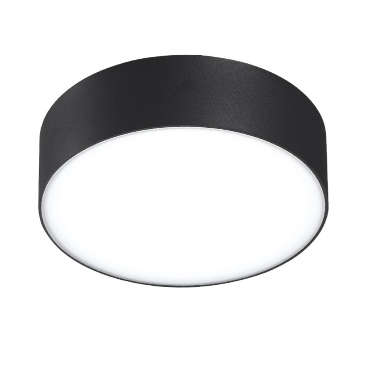 Zewnętrzna lampa sufitowa Casper LED 15W round czarna