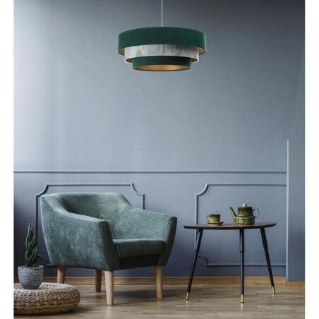 Lampa wisząca TRIO MIX zielona/wielokolorowa