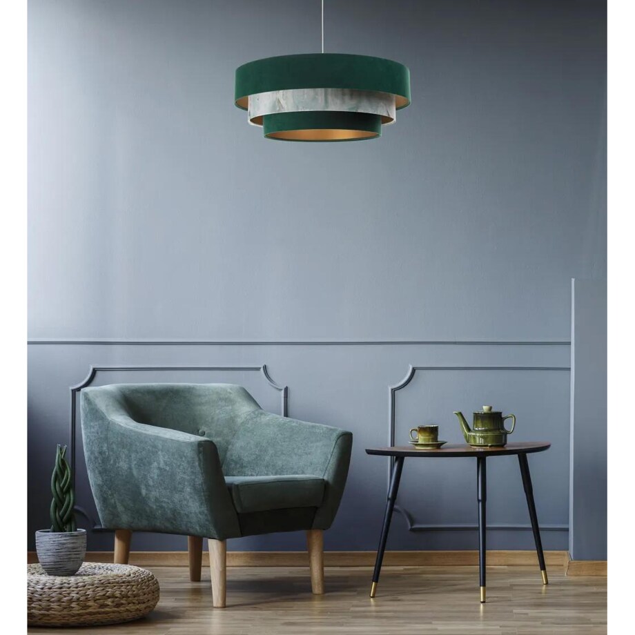 Lampa wisząca TRIO MIX zielona/wielokolorowa