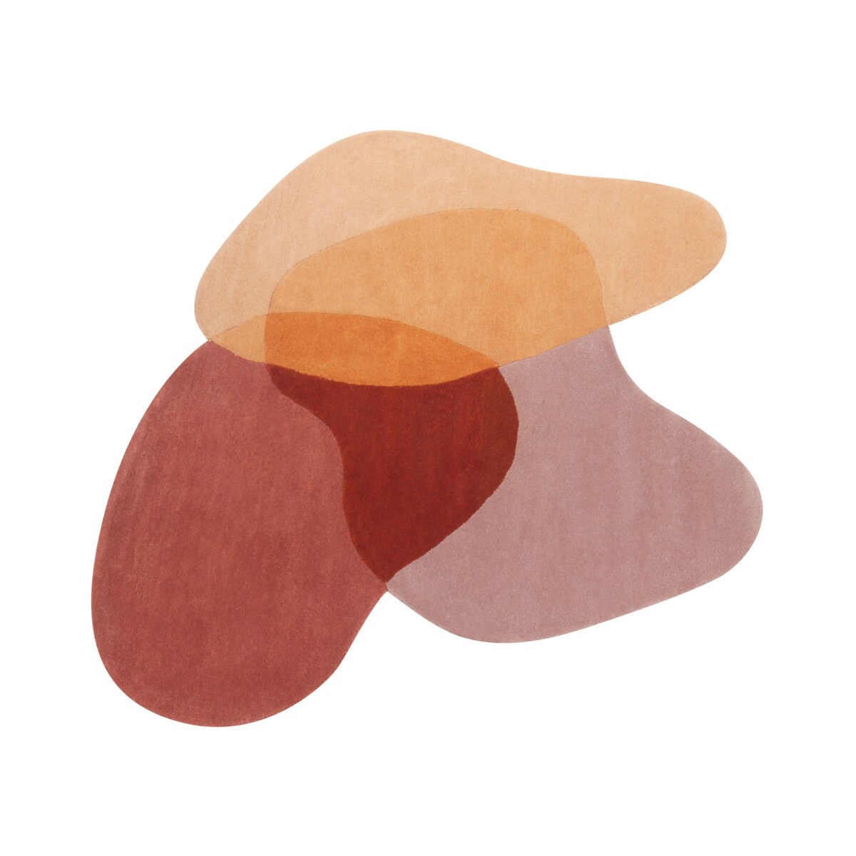 Dywan wełniany 140 x 140 cm wielokolorowy SINJUWI