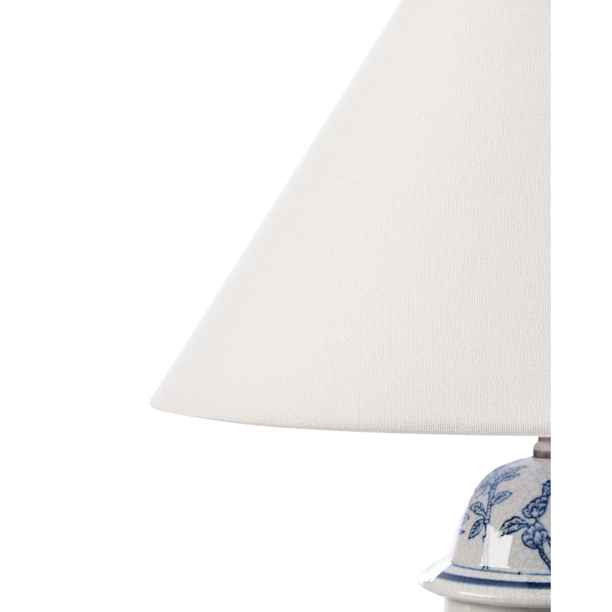 Lampa stołowa SORRAIA Porcelana Biały/ niebieski