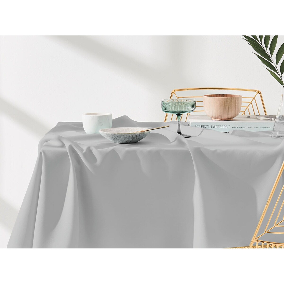 Ogrodowy OBRUS PLAMOODPORNY AURA BUTELKOWA ZIELEŃ 110x160 przyjęcie piknik