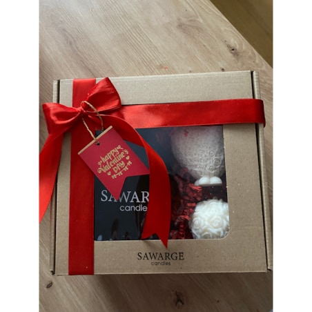 Zestaw prezentowy zapachowy świece dla kobiety