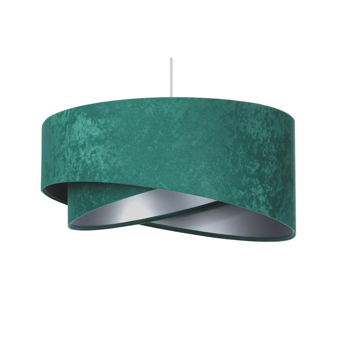 Lampa wisząca GEMSTONE zielona/srebrna