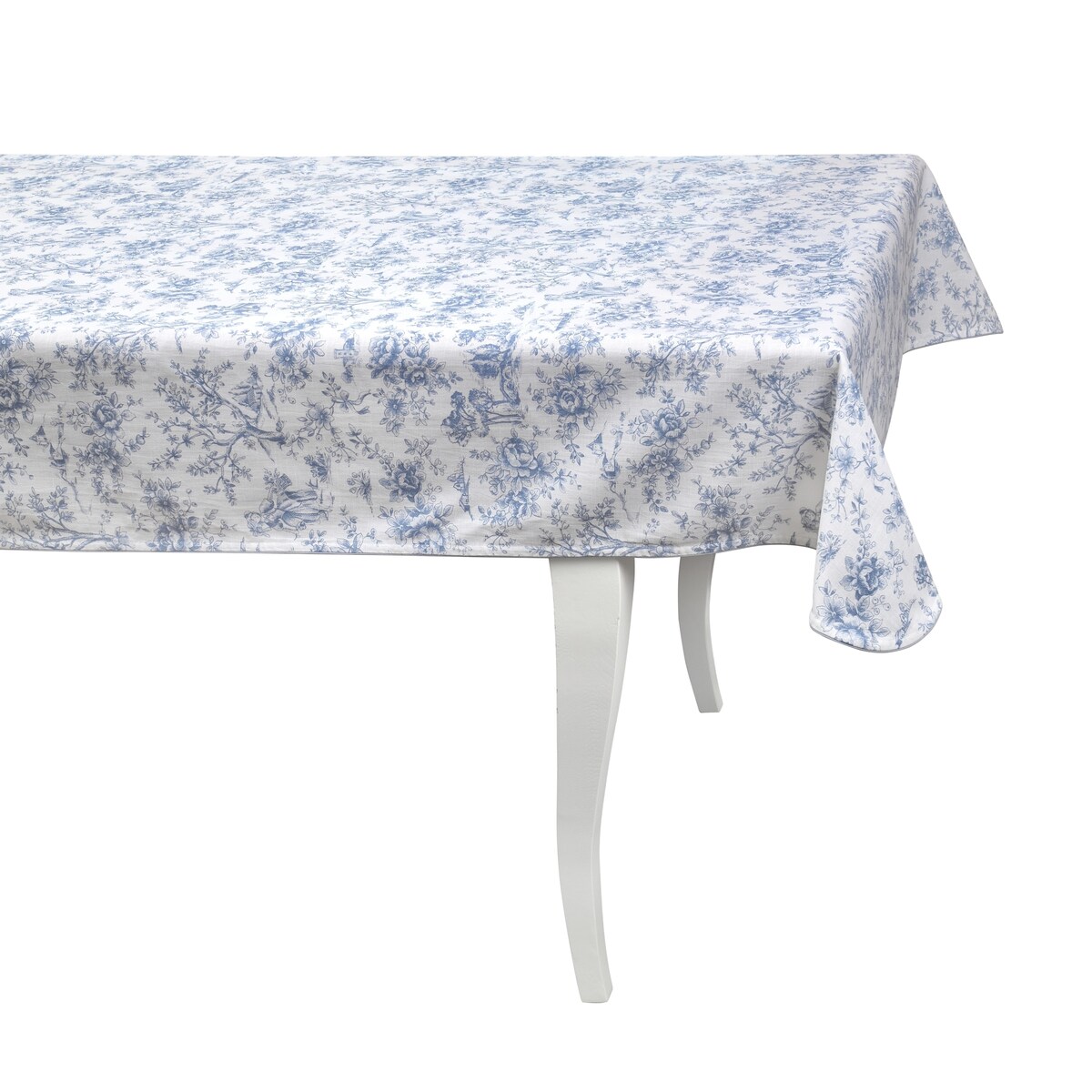 Obrus Toile de Jouy Blue - 140 cm x 250 cm