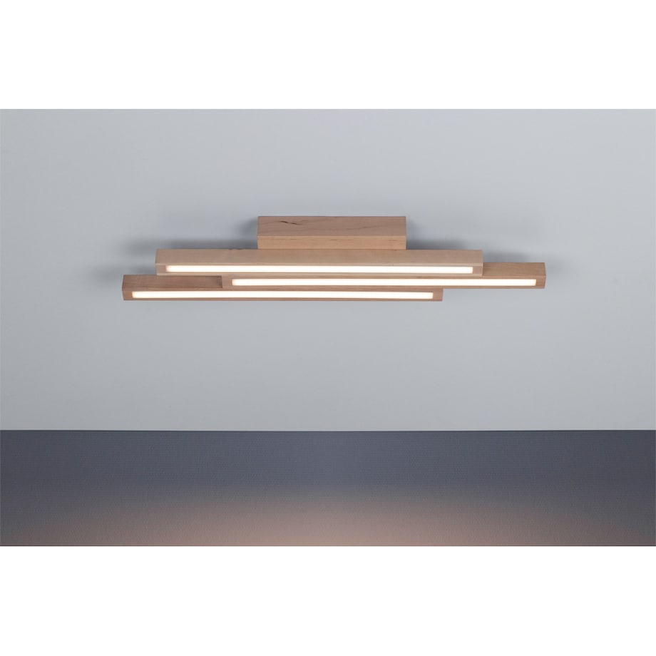Drewniana Lampa Sufitowa BRITOP Lighting 3xLED 18W Naturalna Brzoza FSC, Polski Producent, 1 szt.