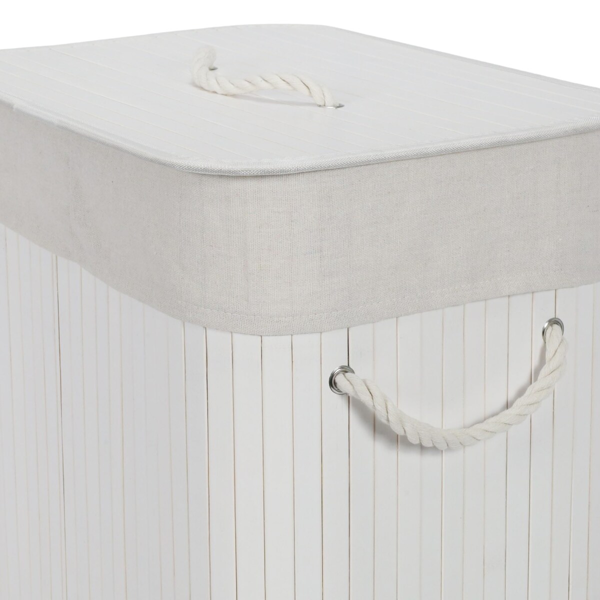 Bambusowy kosz na pranie ZORA, 72 l