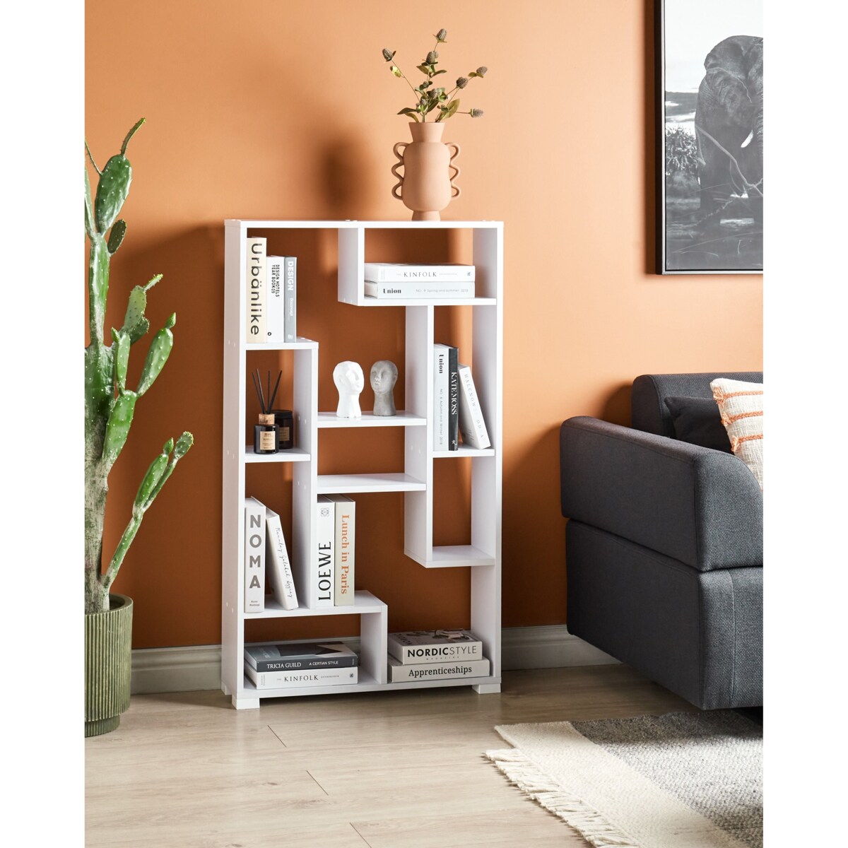 Regał ALMA 122 cm Biały