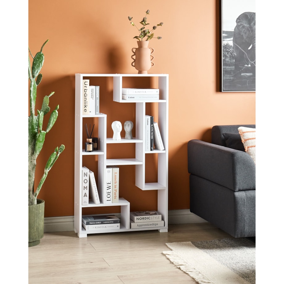 Regał ALMA 122 cm Biały