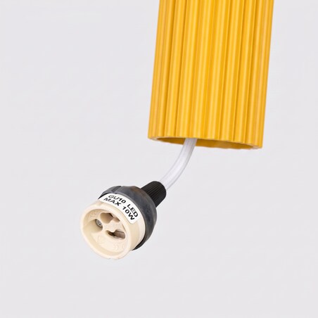 Lampa wisząca KARBON 1 żółta
